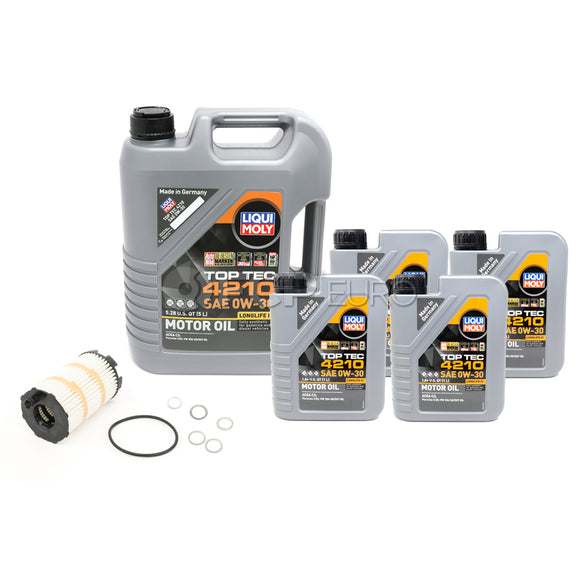 Audi Engine Oil Change Kit - Liqui Moly 079198405EKT75