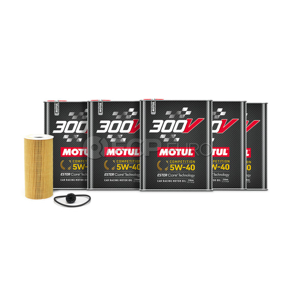 Porsche 300V Performance Oil Change Kit (5W-40) - Motul 110817KT9