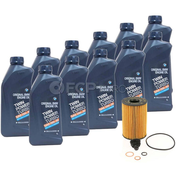 BMW 0W30 Oil Change Kit - Genuine BMW 11425A33C42KT30