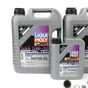 BMW 5W30 Oil Change Kit - Liqui Moly 11425A33C42KT33