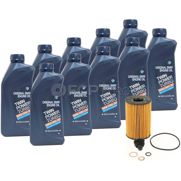 BMW 0W30 Oil Change Kit - Genuine BMW 11425A33C43KT