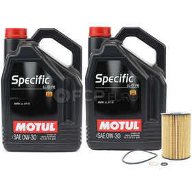 BMW 0W30 Oil Change Kit - Motul 11425A33C43KT1