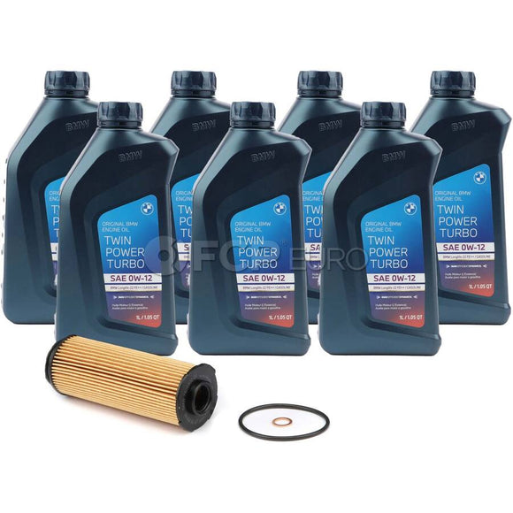 BMW 0w12 Oil Change Kit - Genuine BMW 11425B4C845KT12