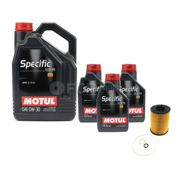 BMW Oil Change Kit 0W-30 - Motul 11427542021KT4
