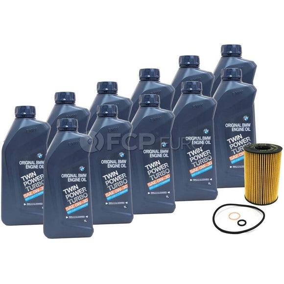 BMW 0W30 Oil Change Kit - Genuine BMW 11427583220KT11