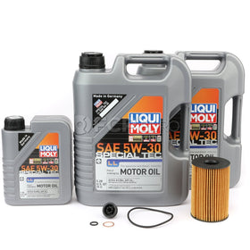 BMW 5W30 Oil Change Kit - Liqui Moly 11427583220KT15