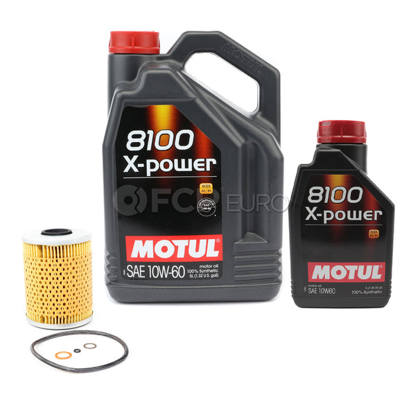 BMW 10W60 Oil Change Kit - Motul 11427833769KT8