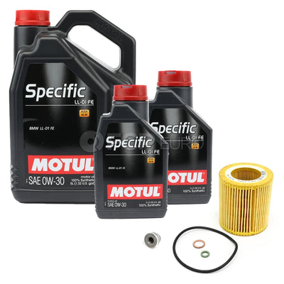 BMW 0W30 Oil Change Kit - Motul 11427854445KT10