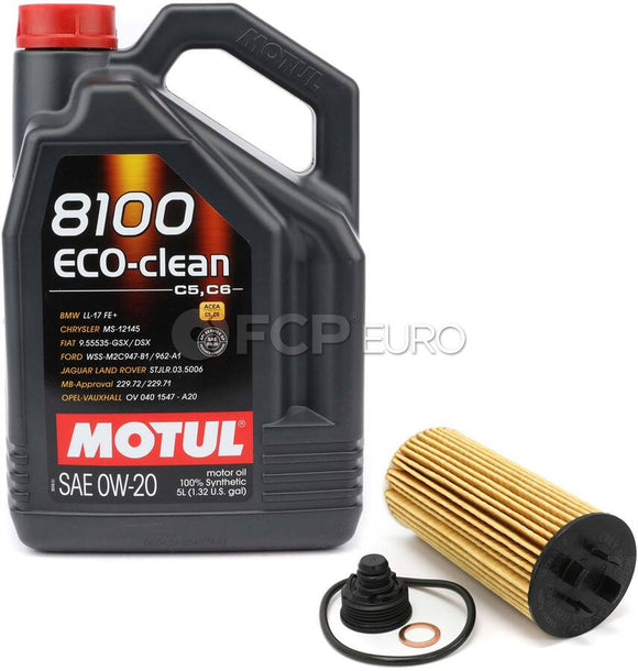 BMW 0W20 Oil Change Kit - Motul 11428570590KT55
