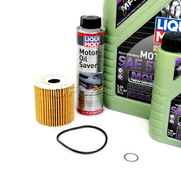 Volvo Oil Change Kit 5W40 - Liqui Moly Molygen 1275810KT8