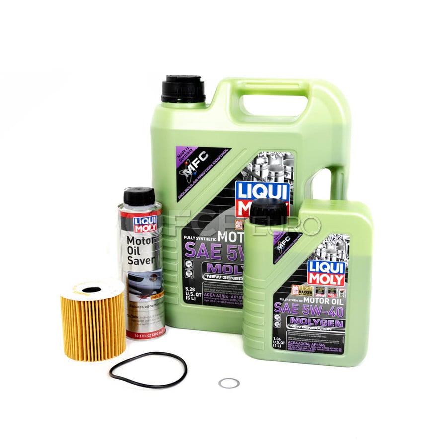 Volvo Oil Change Kit 5W40 - Liqui Moly Molygen 1275810KT8