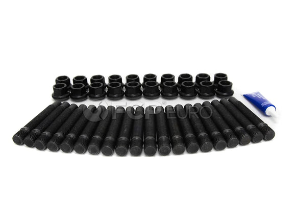 Porsche Wheel Stud Kit (M14x1.5x90) - Motorsport Hardware 14X15BLKBSNR14KT4