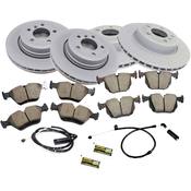 BMW Brake Kit - Zimmermann/Akebono 34113400151KTFR3