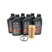 VW Oil Change Kit (5W40) - Genuine VW KIT-521967