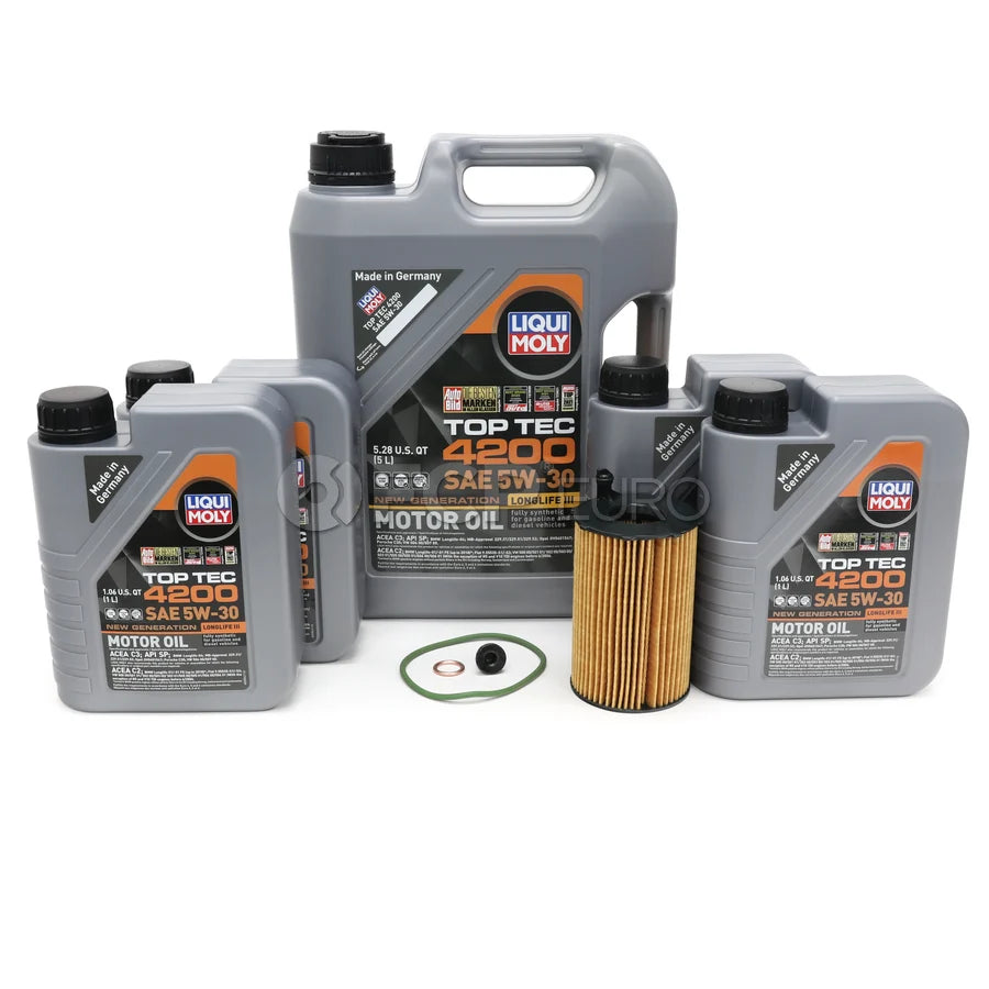 VW Oil Change Kit (5W30) - Liqui Moly KIT-95810722220.8L