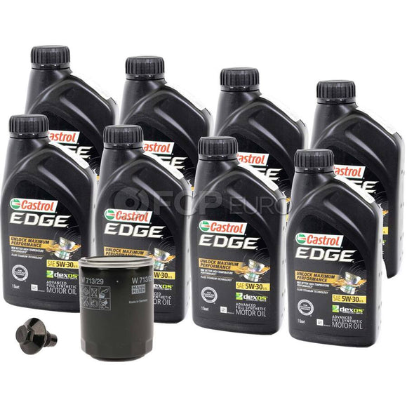 Land Rover Jaguar Oil Change Kit 5W30 - Castrol Edge 536246KT1