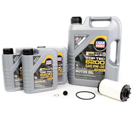 Porsche Engine Oil Change Kit (0W-20) - Liqui Moly/Hengst 95BSOILKT
