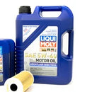 Porsche Engine Oil Change Kit (5W-40) - Liqui Moly/Mahle 9PAOILKT5-4