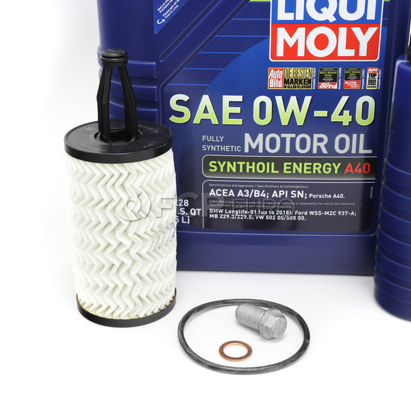Mercedes Oil Change Kit 0W-40 - Liqui Moly 2761800009.7L