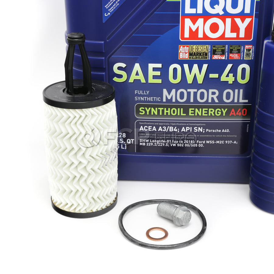 Mercedes Oil Change Kit 0W-40 - Liqui Moly 2761800009.7L - 0