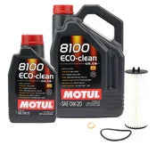 Mercedes M139 Oil Change Kit - Motul 0W20 Eco Clean 229.71