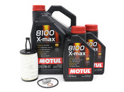 Mercedes Oil Change Kit 0W-40 - Motul X-max 2761800009.7L