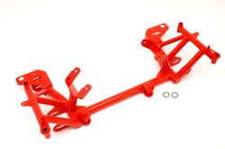 BMR 98-02 4th Gen F-Body K-Member w/ LS1 Motor Mounts and STD. Rack Mounts - Red