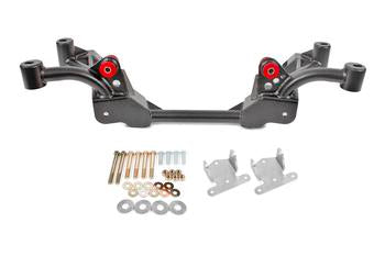 BMR 82-82 3rd Gen F-Body K-Member w/ SBC/BBC Motor Mounts and STD. Rack Mounts - Black Hammertone