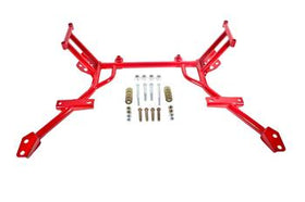 BMR 05-10 S197 Mustang K-Member w/ No Motor Mounts and STD. Rack Mounts - Red