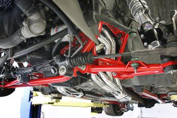 BMR 96-04 New Edge Mustang K-Member Standard Version / Coilover Version - Black Hammertone - 0