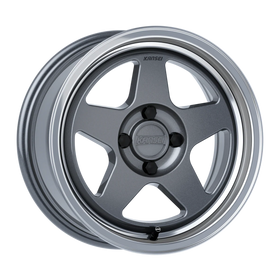 Kansei K12GM KNP 15x7in / 4x100 BP / 25mm Offset / 73.1mm Bore - Gloss Gunmetal Wheel
