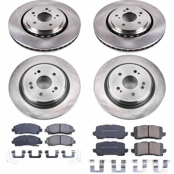 Power Stop 15-19 Acura TLX Front & Rear Autospecialty Brake Kit