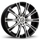 KONIG CROWN 17 X 7.5 +40 5 X 110/115 CB73.1 MACHINED FACE / GLOSS BLACK-1