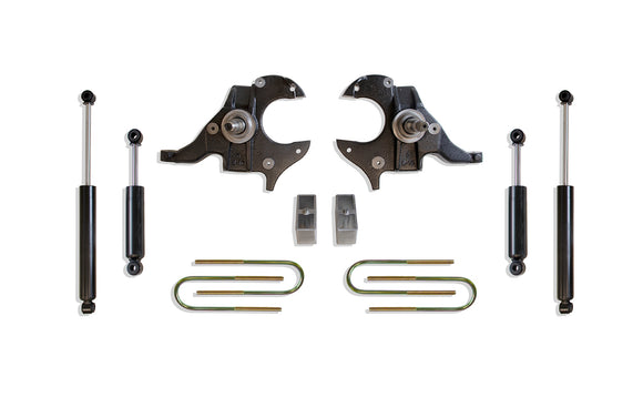 MaxTrac 82-04 Chevrolet S10 2WD 2in/3in Lowering Spindle Kit