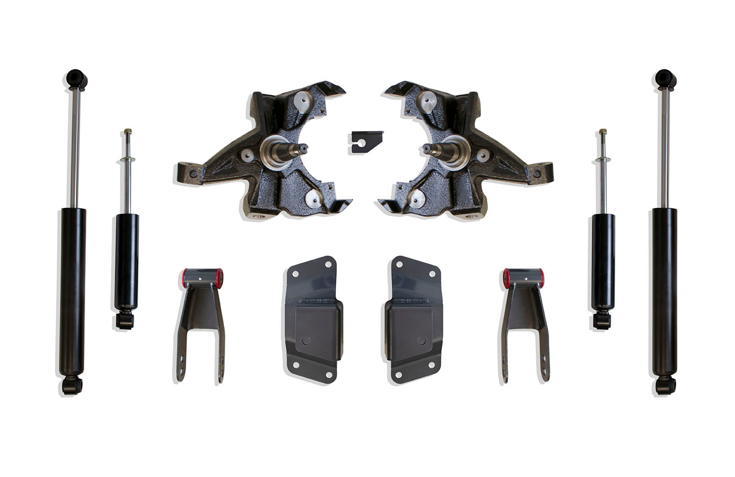 MaxTrac 92-98 GM C1500/2500 2WD Standard Cab 5/6 Lug 2in/4in Lowering Spindle Kit