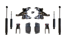 MaxTrac 88-91 GM C1500/2500 2WD Standard Cab 5/6 Lug 2in/4in Lowering Spindle Kit