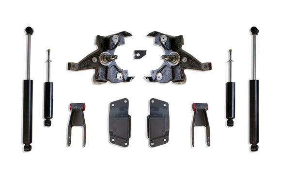 MaxTrac 88-91 GM C1500/2500 2WD Standard Cab 5/6 Lug 2in/4in Lowering Spindle Kit