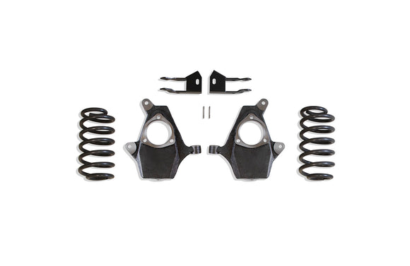 MaxTrac 00-06 GM SUV 2in-4in Lowering Spindle Kit