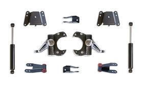 MaxTrac 73-87 Chevrolet C10 2WD 2.5in/4in Lowering Spindle Kit (1.25in Rotor)