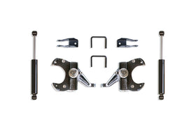 MaxTrac 73-87 Chevrolet C10 2WD 2.5in/5in Lowering Spindle Kit (1.25in Rotor)