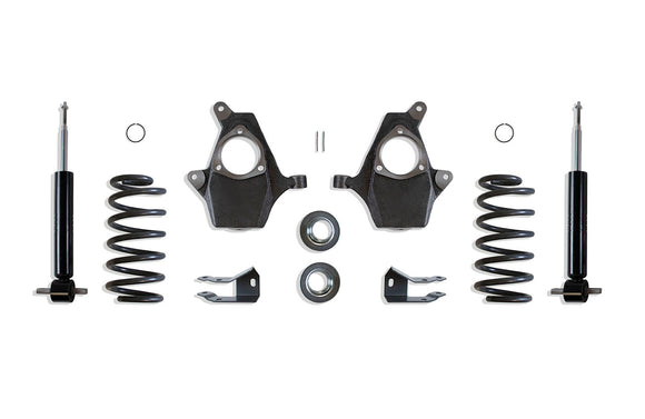 MaxTrac 07-14 GM C/K1500 SUV 2WD/4WD 3in/4in Lowering Spindle Kit