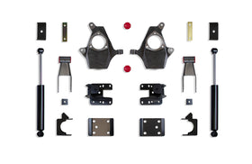 MaxTrac 07-16 GM C/K1500 2WD/4WD (Non Magneride) 2in/4in Lowering Spindle Kit