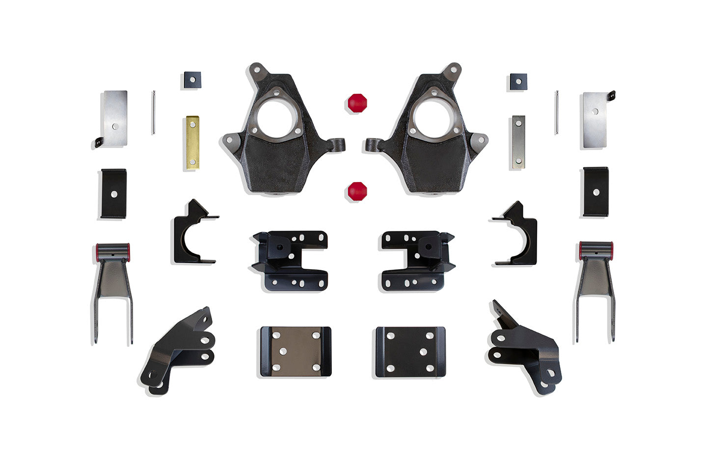 MaxTrac 14-16 GM C/K1500 2WD/4WD w/Cast Steel Susp. & Magneride 2in/4in Lowering Spindle Kit