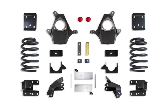 MaxTrac 14-16 GM C/K1500 2WD/4WD Extended/Crew Cab w/Cast Steel & Magneride 3in/5in Lowering Kit