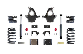MaxTrac 14-16 GM C/K1500 2WD/4WD Single Cab w/Cast Steel Susp. 4in/6in Lowering Kit