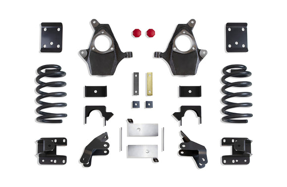 MaxTrac 14-16 GM C/K1500 2WD/4WD Extended/Crew Cab w/Cast Steel & Magneride 4in/6in Lowering Kit