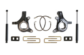 MaxTrac 07-16 GM C1500 2WD w/Cast Steel Susp. 3in/1in Spindle Lift Kit w/MaxTrac Shocks