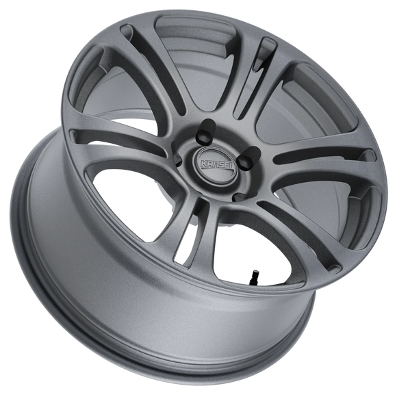 Kansei K16G Neo 18x10.5in / 5x100 BP / 22mm Offset / 73.1mm Bore - Gunmetal Wheel