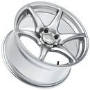 Kansei K11S Tandem 18x8.5in / 5x120 BP / 35mm Offset / 72.6mm Bore - Hyper Silver Wheel-2