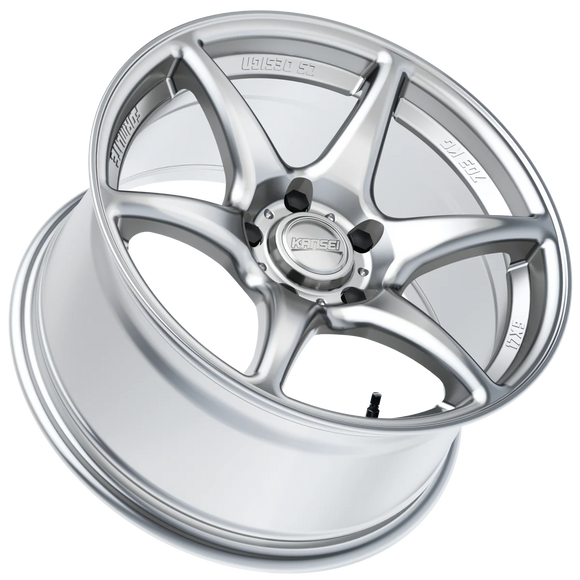 Kansei K11S Tandem 18x8.5in / 5x120 BP / 35mm Offset / 72.6mm Bore - Hyper Silver Wheel